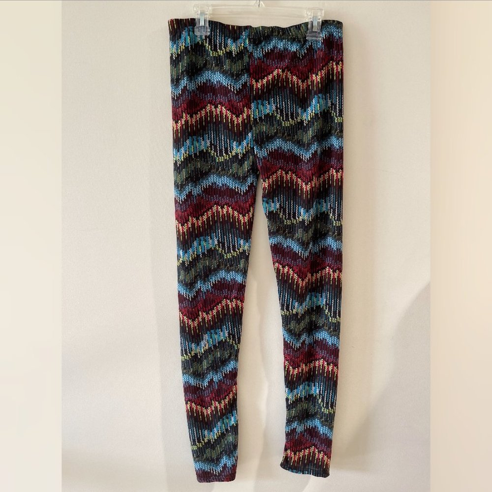 Blue Multicolor True Rock Leggings